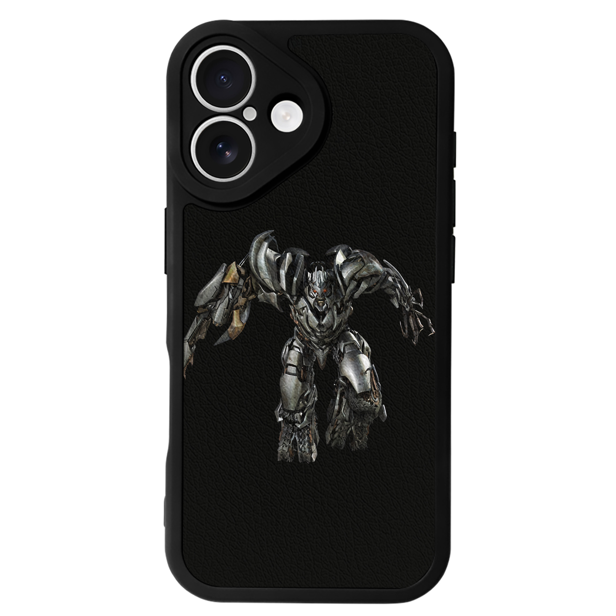 （画像用） Transformers トランスフォーマー 【iPhone 16シリーズ対応】シリコンスマホケース（レザー調） 材質：シリコン